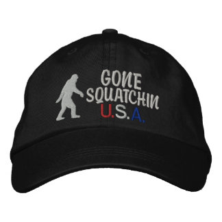Boné Bordado Gone Squatchin EUA