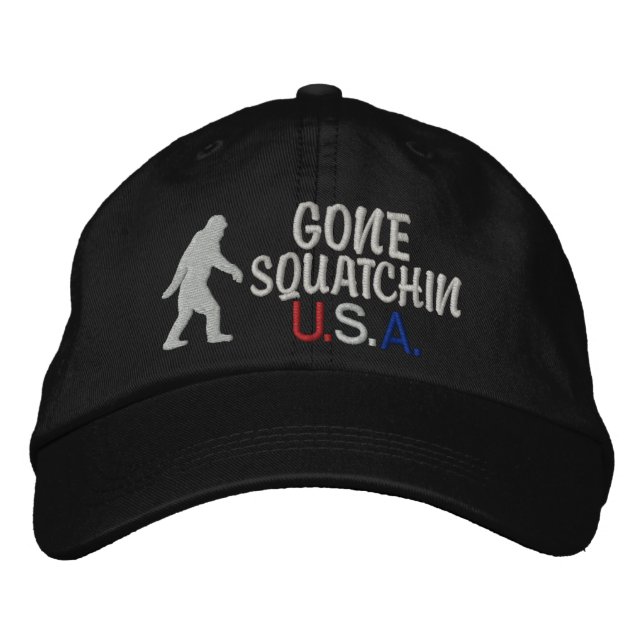 Boné Bordado Gone Squatchin EUA (Frente)