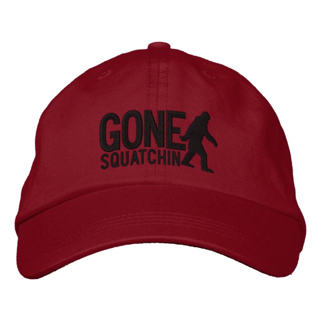 Boné Bordado GONE SQUATCHIN LARGE embroidered cap (Frente)