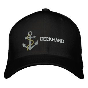 Boné Bordado Gorro Bordado de Marinheiro de Iate