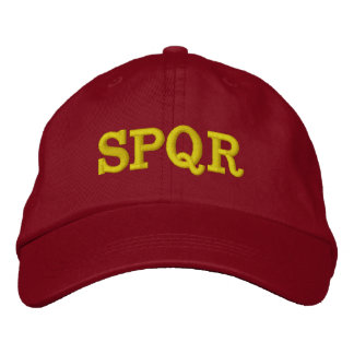 BONÉ BORDADO HAT "SPQR"