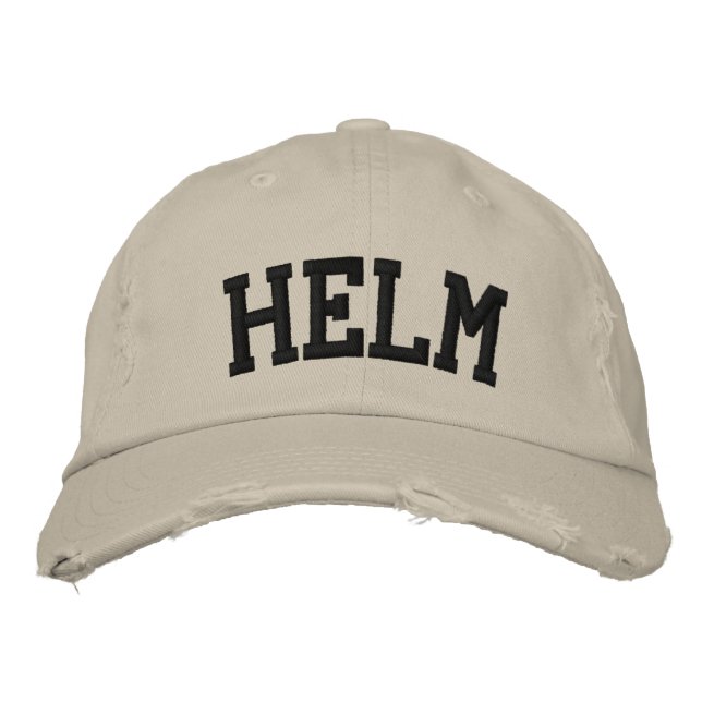 Boné Bordado Helm Embroidered Hat (Frente)