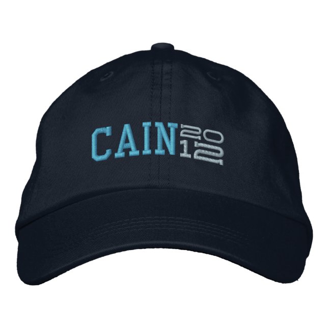 Boné Bordado Herman Cain 21 2012 (Frente)
