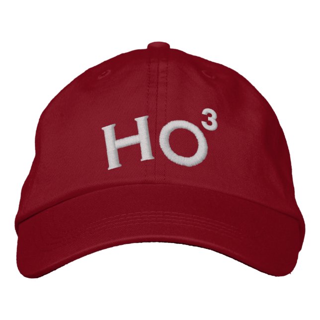 Boné Bordado Ho Ho Ho (Frente)