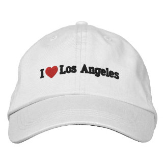 Boné Bordado I Heart Los Angeles Embroiderou Chapéu