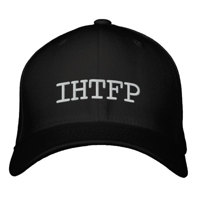 Boné Bordado IHTFP Black Hat (Frente)