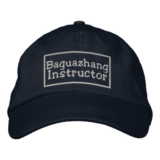 Boné Bordado Instrutor Baguazhang (Frente)