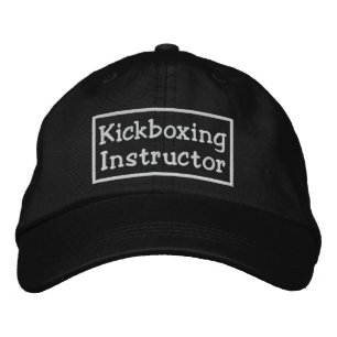 Boné Bordado Instrutor de Kickboxing