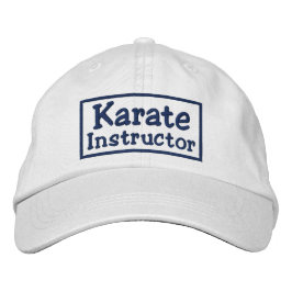 Boné Bordado Instrutor Karate