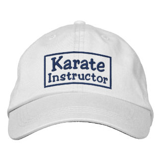 Boné Bordado Instrutor Karate