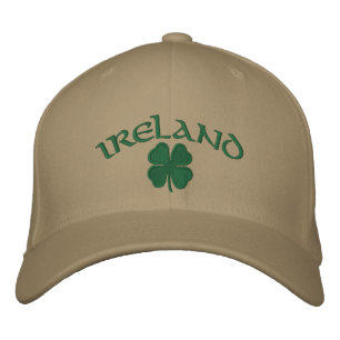 Boné Bordado Ireland Shamrock Hat