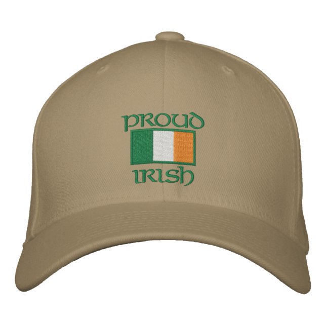 Boné Bordado Irish Flag Hats Personalizável (Frente)