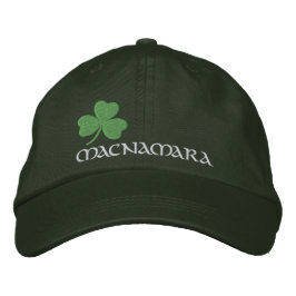Boné Bordado Irish Shamrock Personalizado