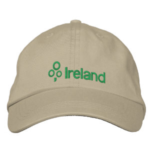 Boné Bordado Irlanda com Shamrock