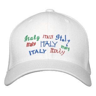 Boné Bordado itália