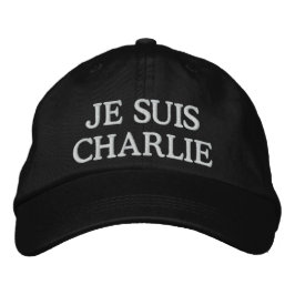 BONÉ BORDADO JE SUIS CHARLIE