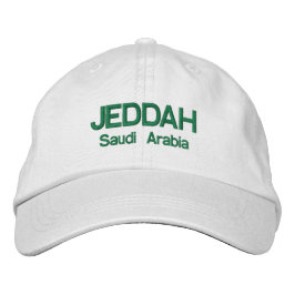 Boné Bordado JEDDAH* Arábia Saudita personalizou o chapéu