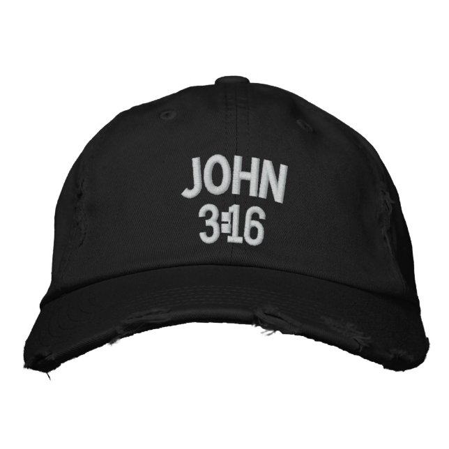 Boné Bordado John 3:16 (Frente)