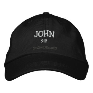 Boné Bordado JOHN gotGod316.com 3:16 Wool
