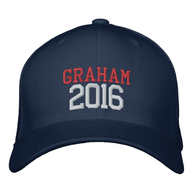 Boné Bordado Lindsey Graham Presidente 2016 (Frente)