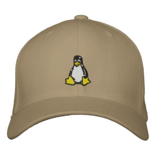 Boné Bordado Linux Tux