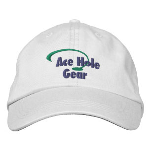 Boné Bordado Logotipo verde e azul