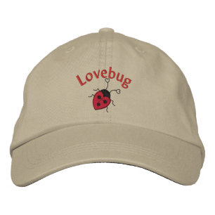 Boné Bordado LoveBug com Ladybug