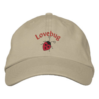 Boné Bordado LoveBug com Ladybug