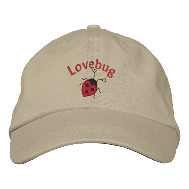 Boné Bordado LoveBug com Ladybug (Frente)