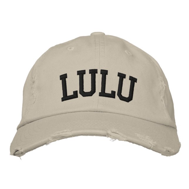 Boné Bordado Lulu Embroiderou Hat (Frente)