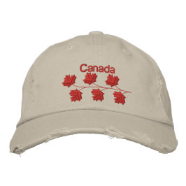 Boné Bordado Maple Leaf Canada