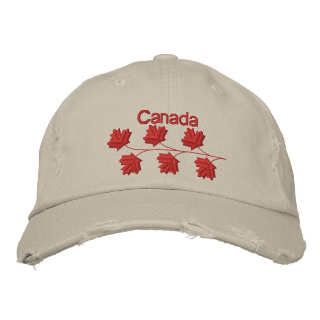 Boné Bordado Maple Leaf Canada (Frente)
