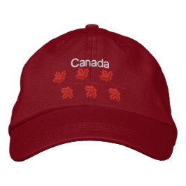 Boné Bordado Maple Leaf Canada