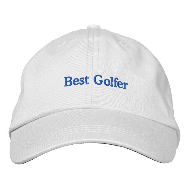 Boné Bordado Melhor Chapéu Golfer (Frente)