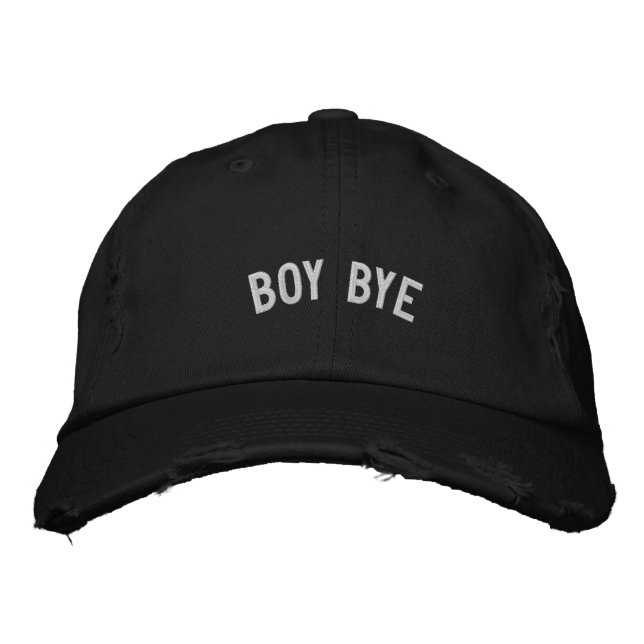 BONÉ BORDADO MENINO ADEUS PAPAI CHAPÉU (Frente)