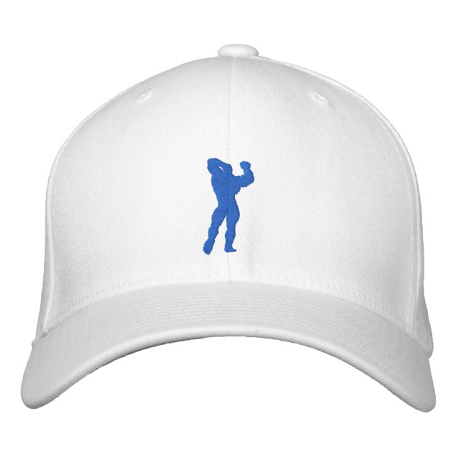 Boné Bordado Mens Bodybuilding Pose (Frente)