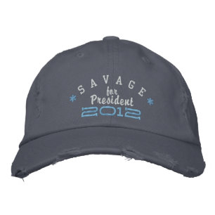 Boné Bordado Michael Savage Para O Presidente 2012
