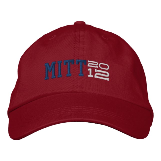 Boné Bordado Mitt Romney Vinte e Doze 2012 (Frente)