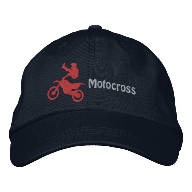 Boné Bordado Motocross (Frente)