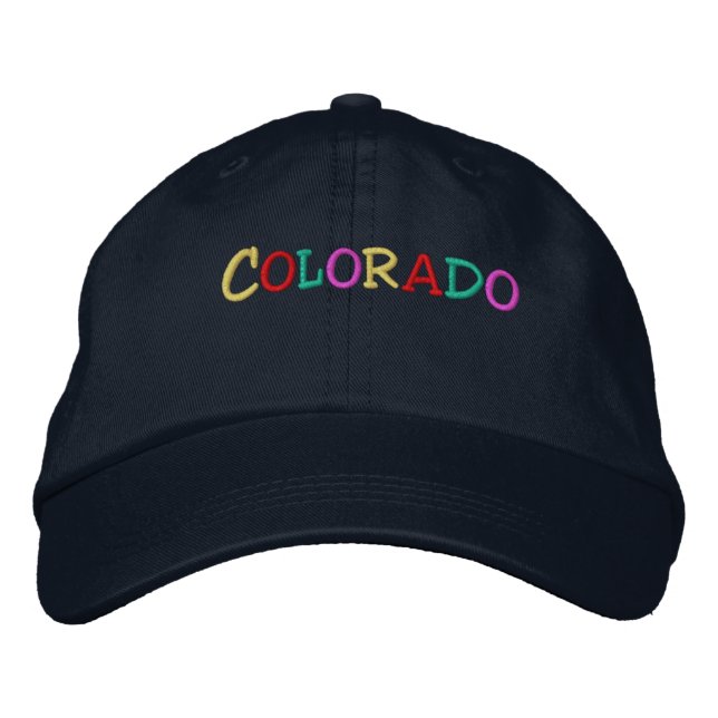 Boné Bordado Namedrop Nation_Colorado multicolor (Frente)