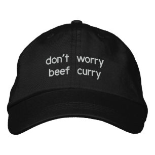 Boné Bordado não se preocupe com curry