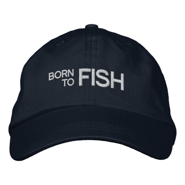 Boné Bordado Nascer de Peixe Bordado Hat (Frente)