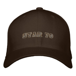 Boné Bordado Nascer Star 70 em 1970 Disco Dourado
