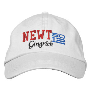 Boné Bordado Newt Gingrich 212 2012