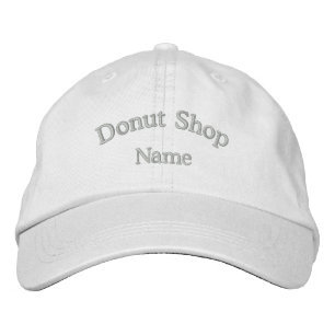 Boné Bordado Nome do Compro de rosquinha bordado Hat