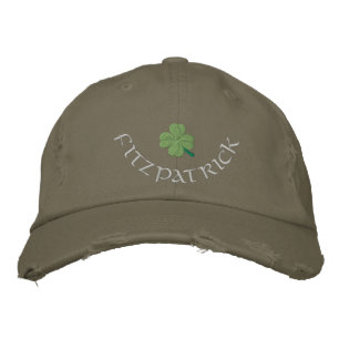 Boné Bordado Nome personalizado do shamrock irlandês