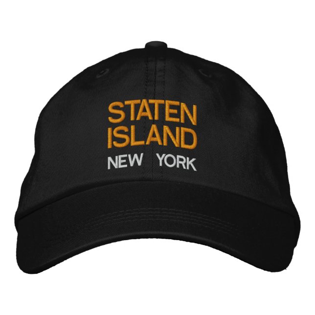 Boné Bordado Nova Iorque - Staten Island New York Hat (Frente)