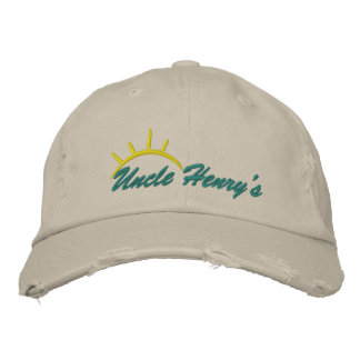 Boné Bordado O Chapéu Embrionado do Tio Henry