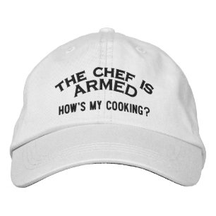 Boné Bordado O Chef está ARMADO 2