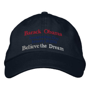 Boné Bordado Obama Inauguration Day 2009_ Embroidered Hat